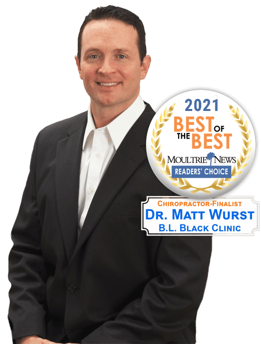 Chiropractor Mt Pleasant SC Matt Wurst 2021 Best of the Best Moultrie News
